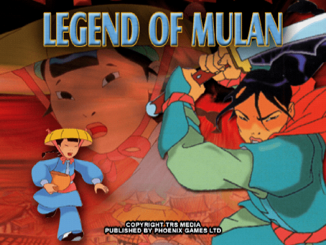 Legend title screen for Playstation